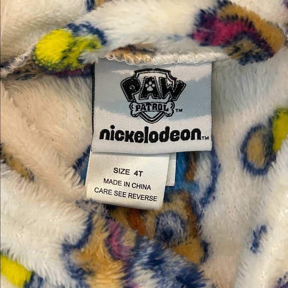 Nickelodeon Paw Patrol Kids Robe - Cream and Multicolor - Picture 2 of 4